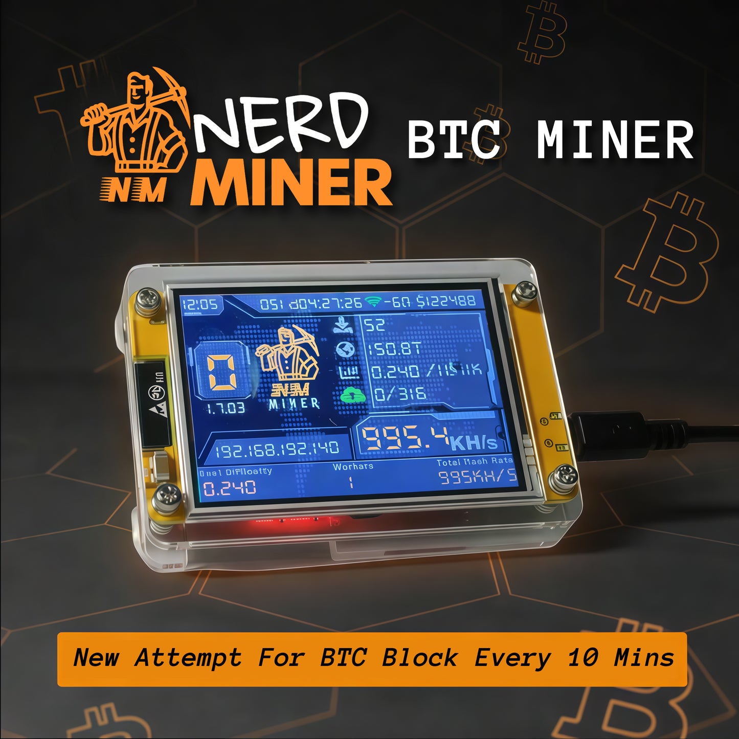 Nerd Miner® BTC Miner